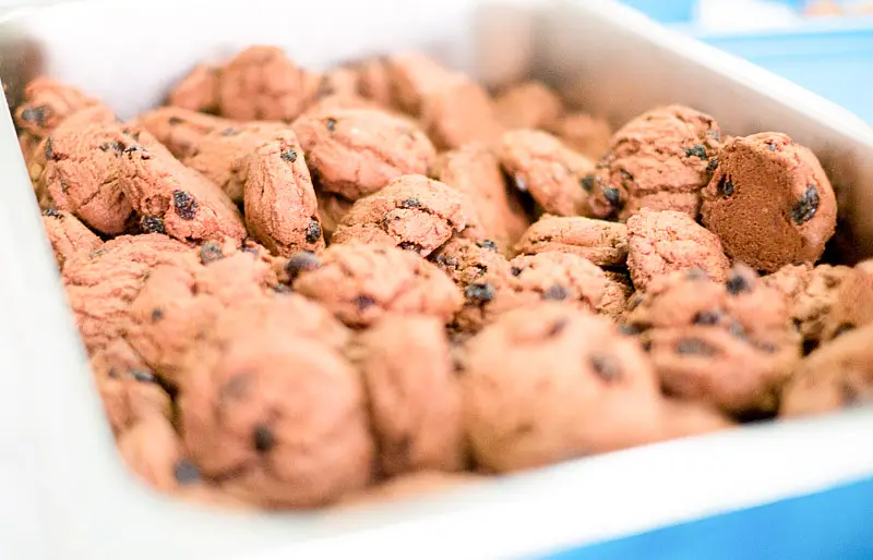 Chocolate Raisin Poppyseed Cookies