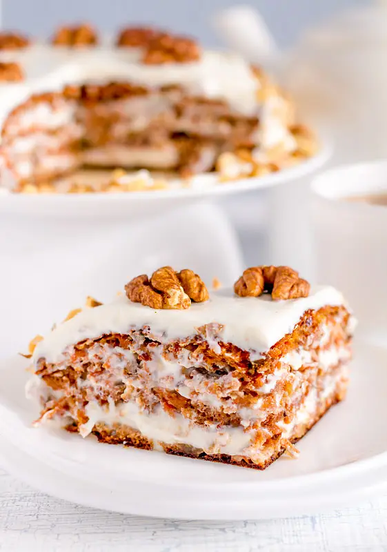 Carrot Cake with Lemon Frosting