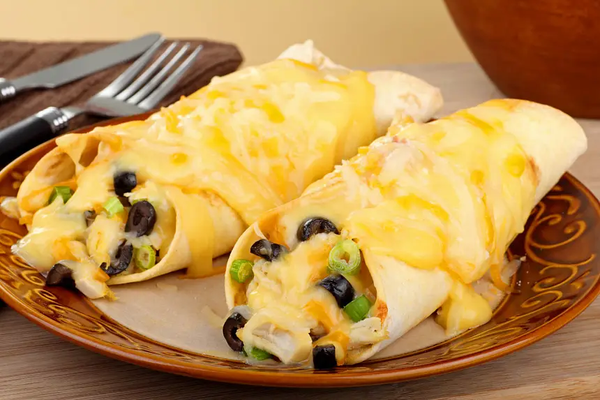 Old El Paso - Spicy Rice & Chicken Enchiladas