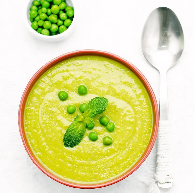 Chilled Green Pea Soup