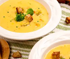 Broccoli Cheddar Beer Soup