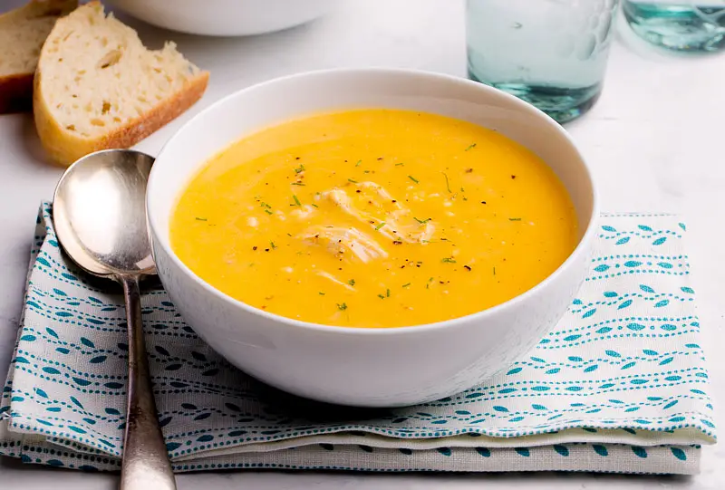 Pumpkin Soup with Coconut & Ginger
