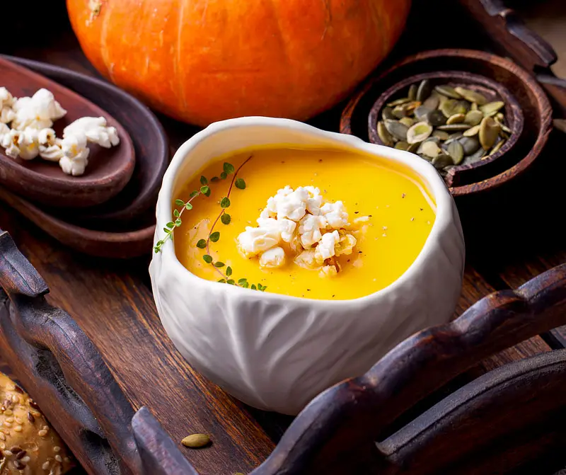 Winter Squash Soup with Cinnamon & Cloves