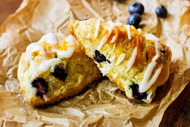 Blueberry Cream Scones