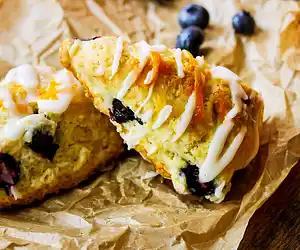 Blueberry Cream Scones
