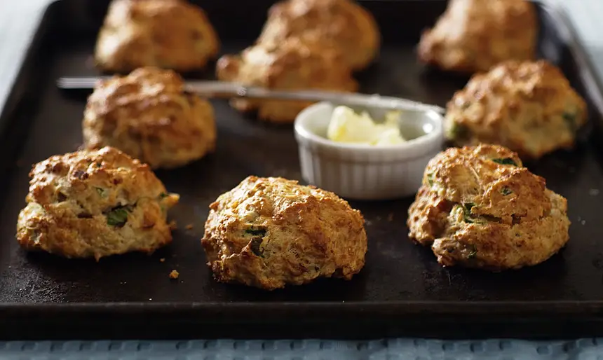Bacon & Cheddar Drop Biscuits