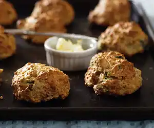 Bacon & Cheddar Drop Biscuits