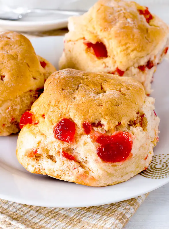 Whole Wheat Cinnamon Fruit Scones