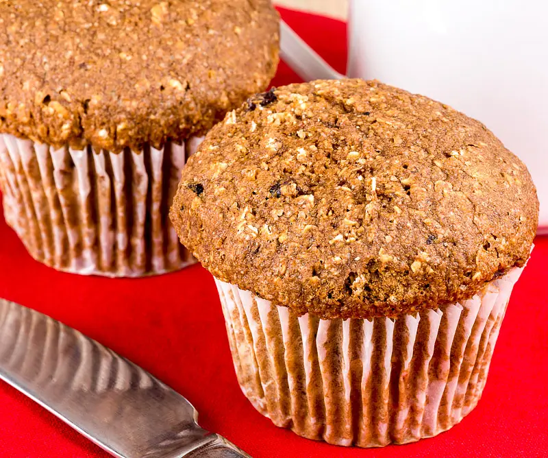 High Fibre Banana Bran Muffins
