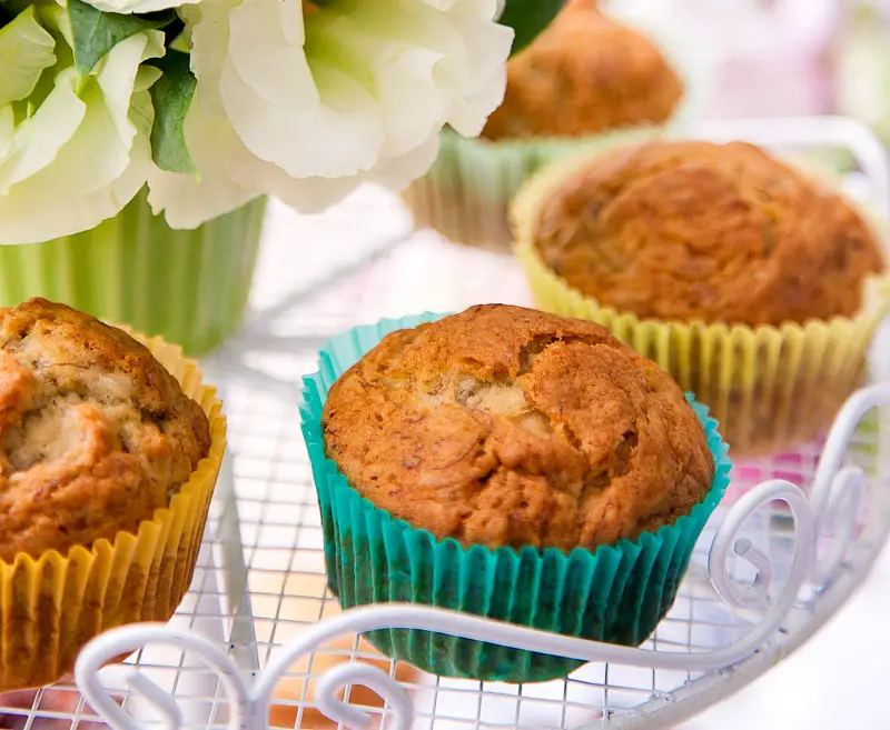 Alice's Banana Oat Bran Muffins