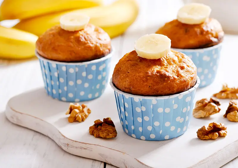 Best Banana Ginger Bran Muffins