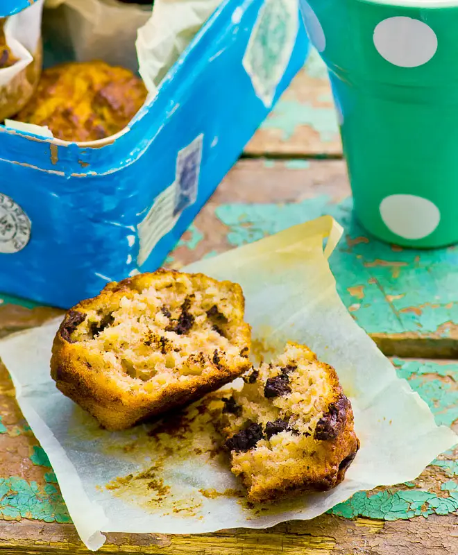 Pumpkin Chocolate Chip Muffins