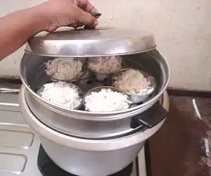 Homemade Steamed Tapioca