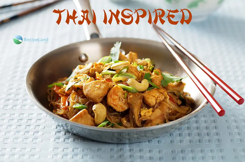 Spicy Thai Noodles with Chicken & Shrimp