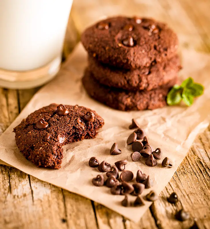 Chewy Double Chocolate Cookies