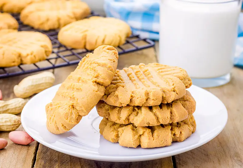Homemade Slice & Bake Peanut Butter Cookies