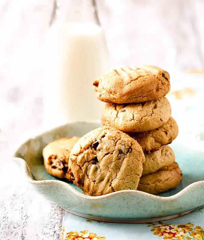 Chocolate Chip Peanut Butter & Honey Cookies