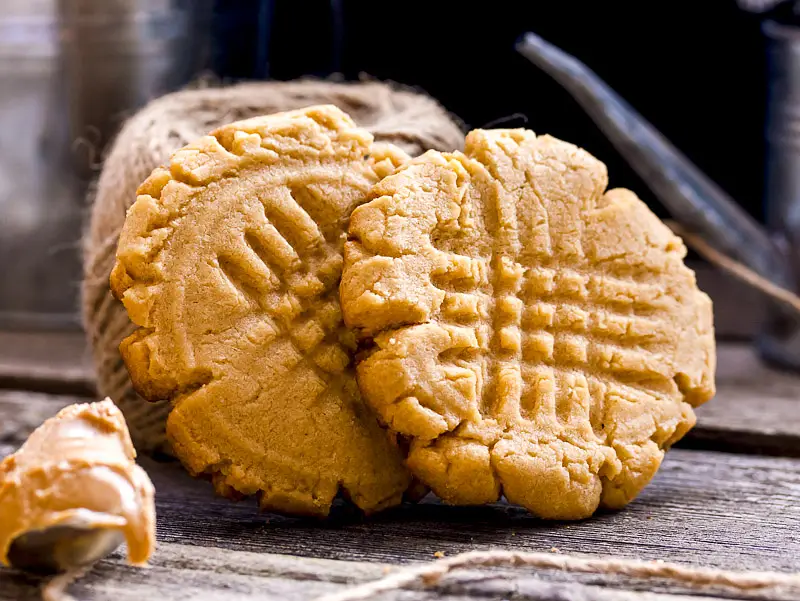 No Gluten Peanut Butter Cookies
