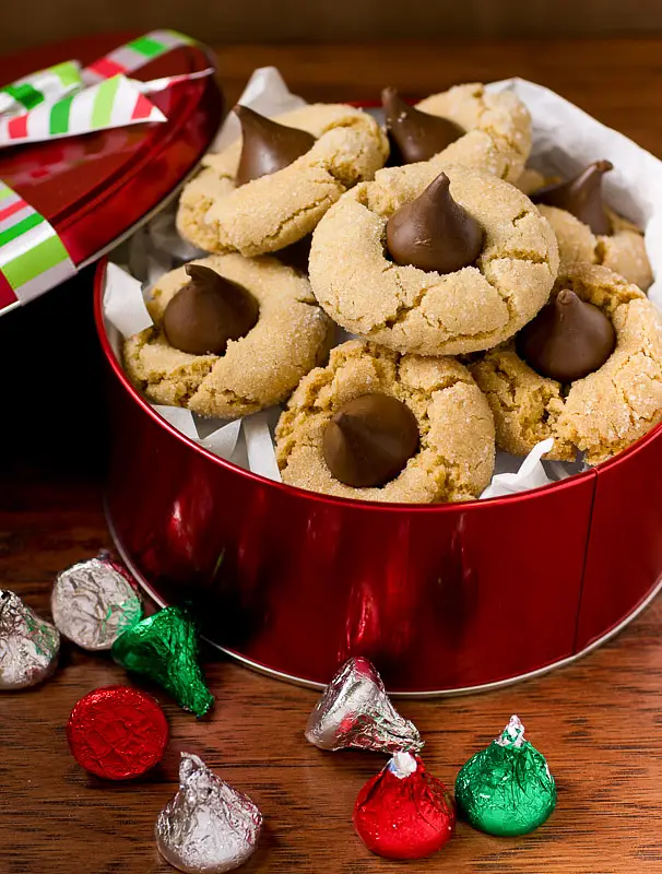 Thumbprint Kiss Cookies