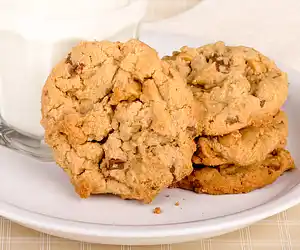 Chunky Peanut Chocolate Chip  Cookies