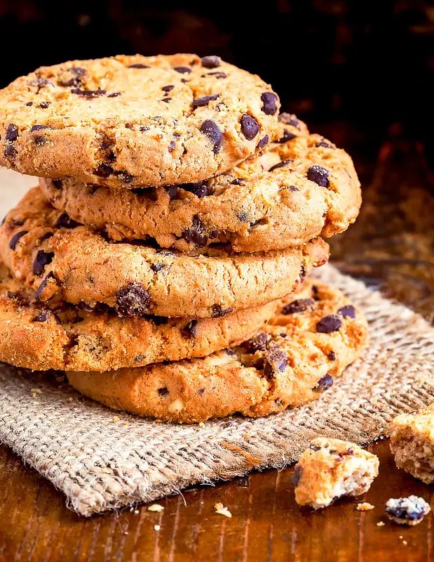 Homemade Slice & Bake Chocolate Chip Cookies