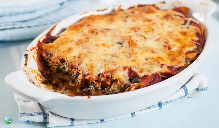 Baked Spinach & Ricotta Penne