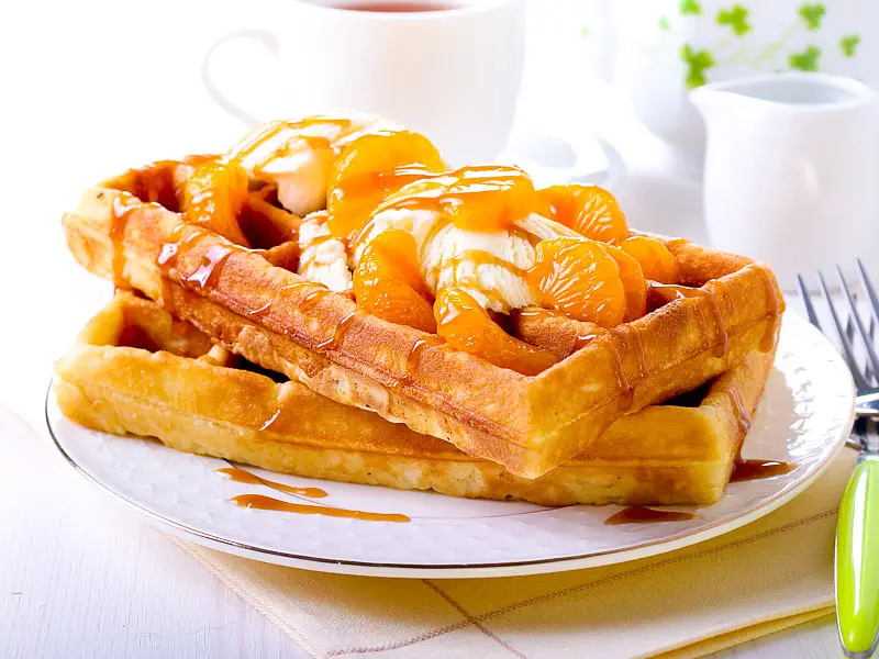 Super Delish Raised Waffles