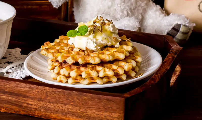 Yummy Scotch Oatmeal Waffles
