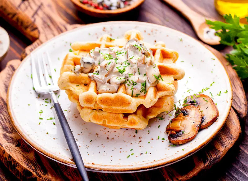 Very Healthy Breakfast Waffles