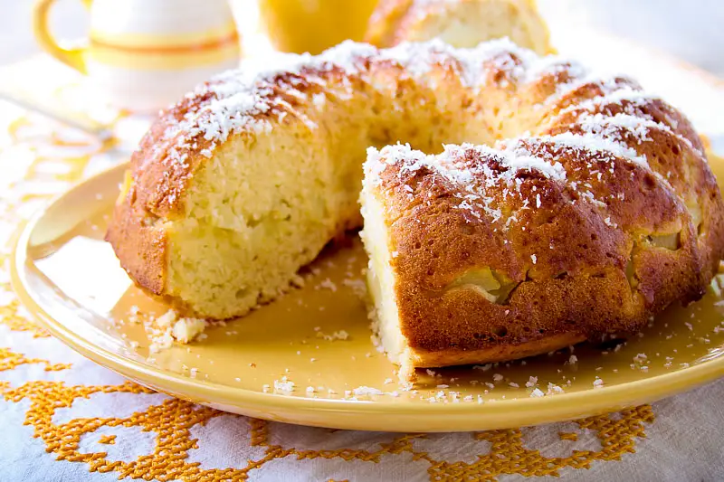 Pina Colada Pound Cake