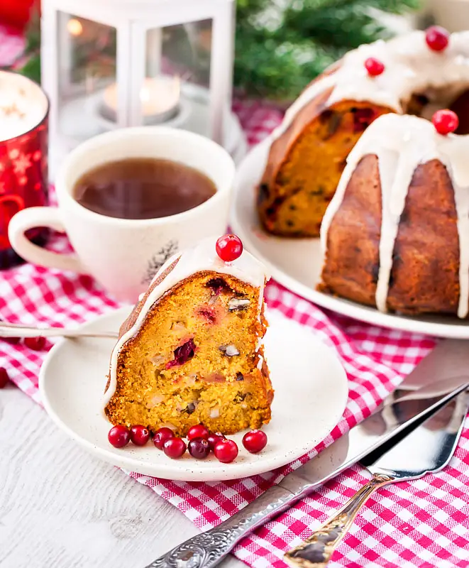 Cranberry-Pecan Holiday Pound Cake