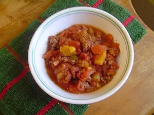 Mom's Spaghetti Sauce (no garlic, low salt)
