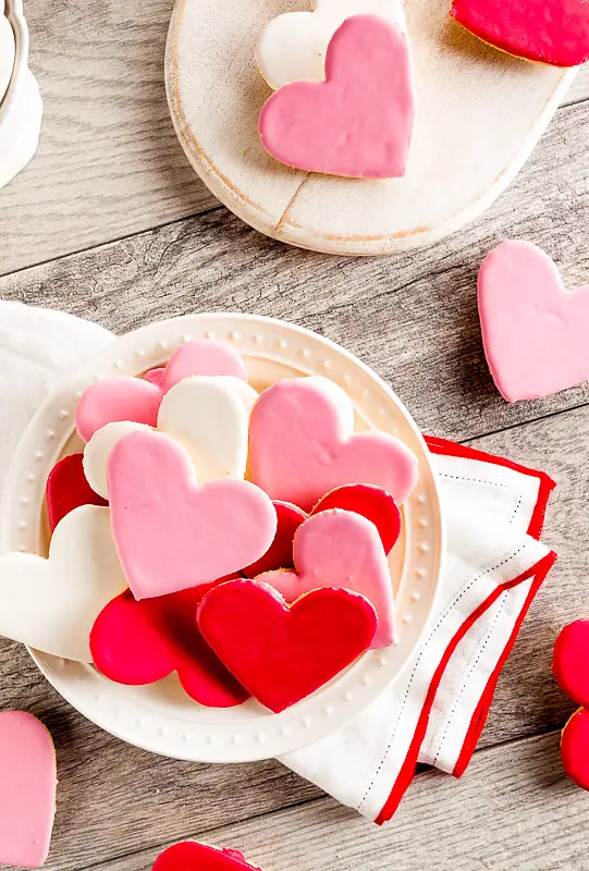 Shortbread Heart Cookies