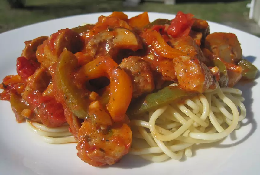 Sausage Cacciatore