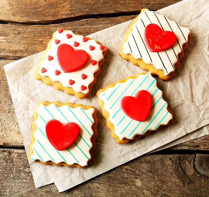 Love Heart Sugar Cookies