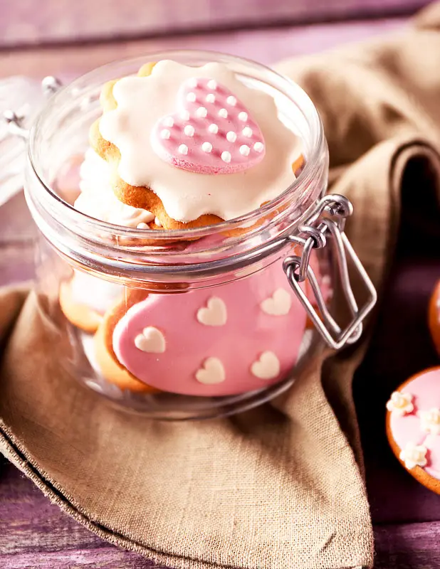 Sugarless Heart Cookies