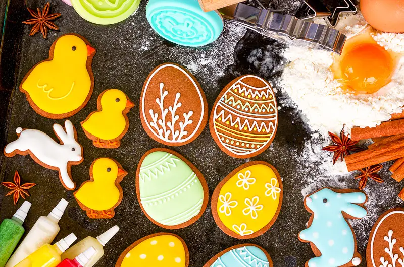Eggless Rolled Ginger Cookies For Easter