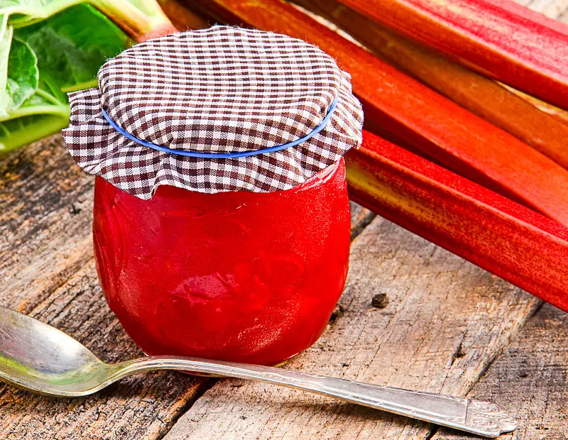 Grandma's Rhubarb Jam (Freezer Jam)
