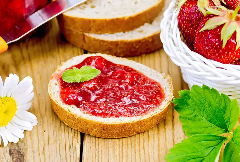 No Cook Strawberry &  Banana Jam