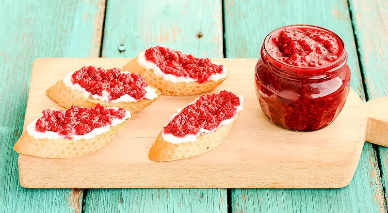 No Cook Strawberry Kiwi Jam