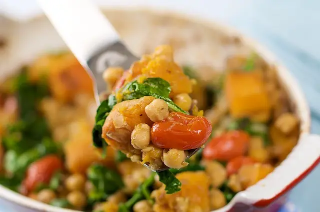 Chickpea & Butternut Squash Casserole
