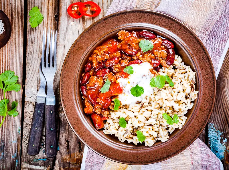 Beefy Chunk & Cheese Chili