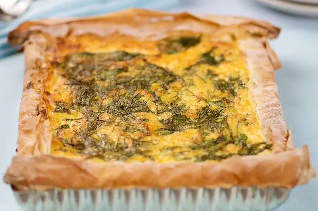 Amazing Spinach, Ricotta & Sweet Potato Tart