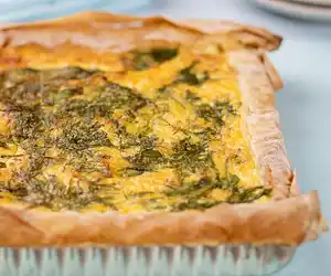 Amazing Spinach, Ricotta & Sweet Potato Tart