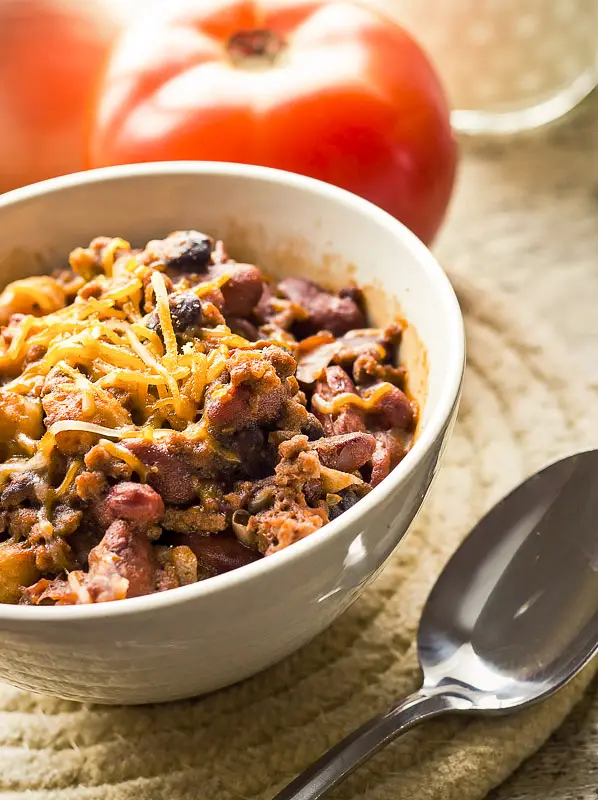 Cheesy Chili for a Crowd