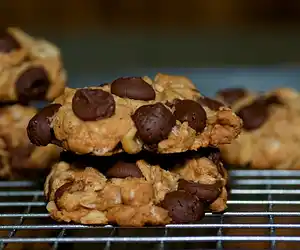 Low Fat & Low Calorie Oatmeal Chocolate Chip Cookies