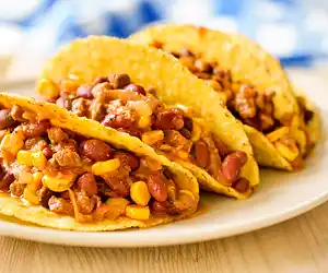 Cobble Corn Chili Tacos