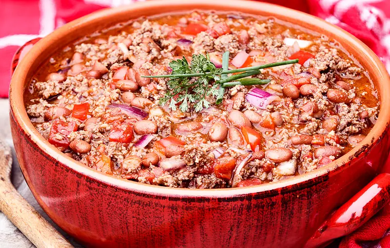 Beef & Bacon Chili