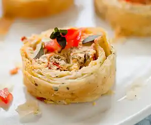 Sun Dried Tomato & Herb Cheese Strudels