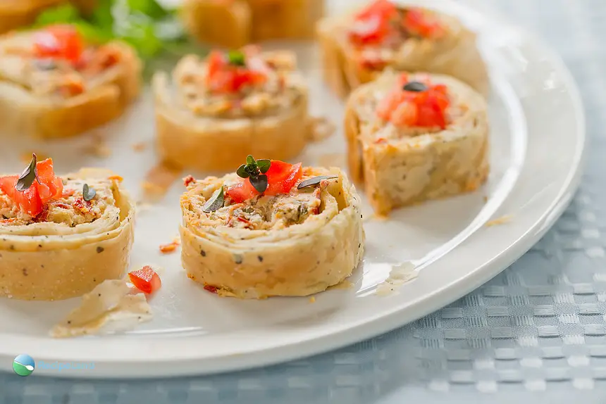 Sun Dried Tomato & Herb Cheese Strudels